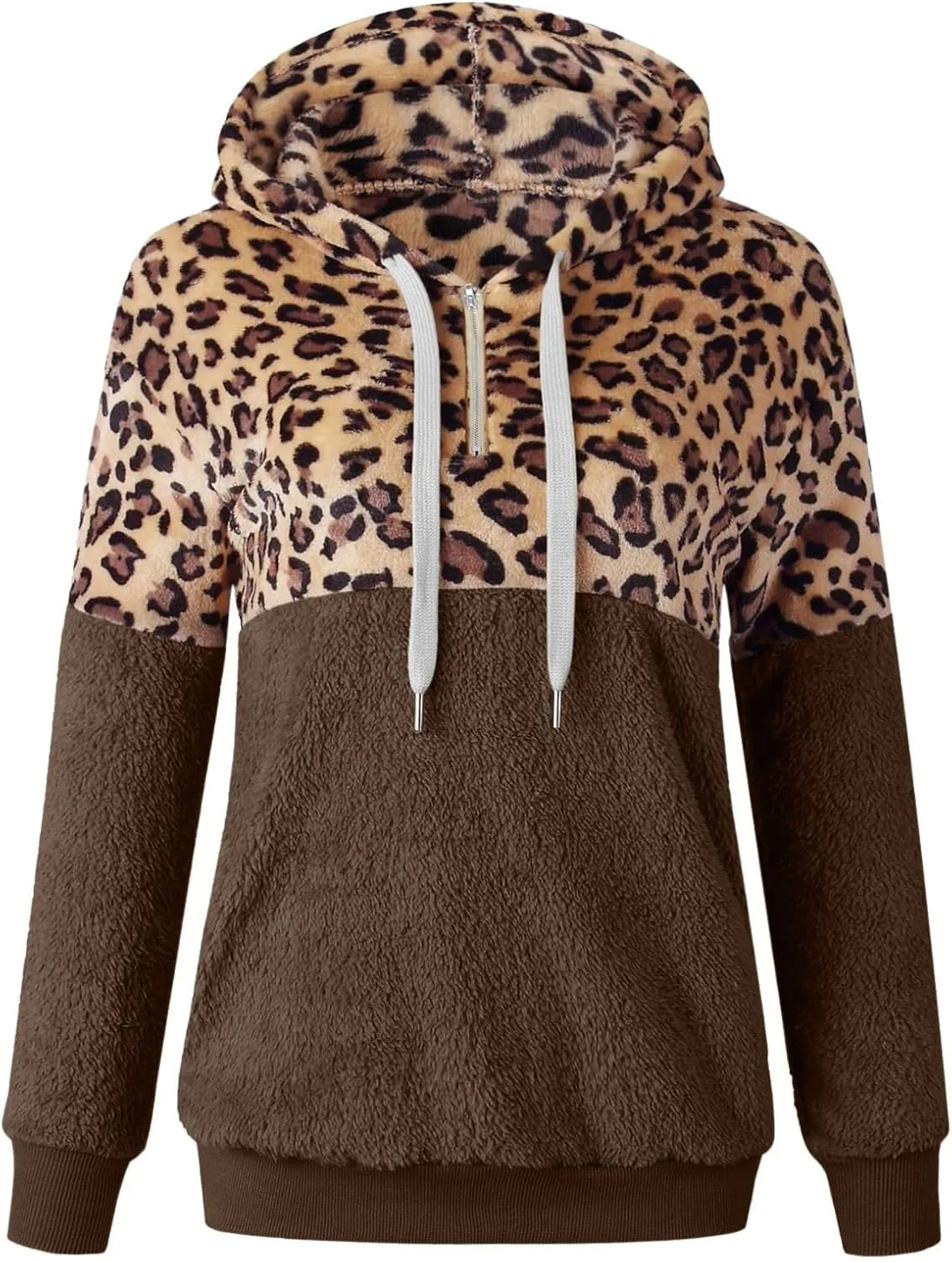 Womens Hoodies Half Zip Sweatshirts Fleece Jackets Tops Oversized Cropped Pullover Y2k Fall Outfits Fashion Clothes