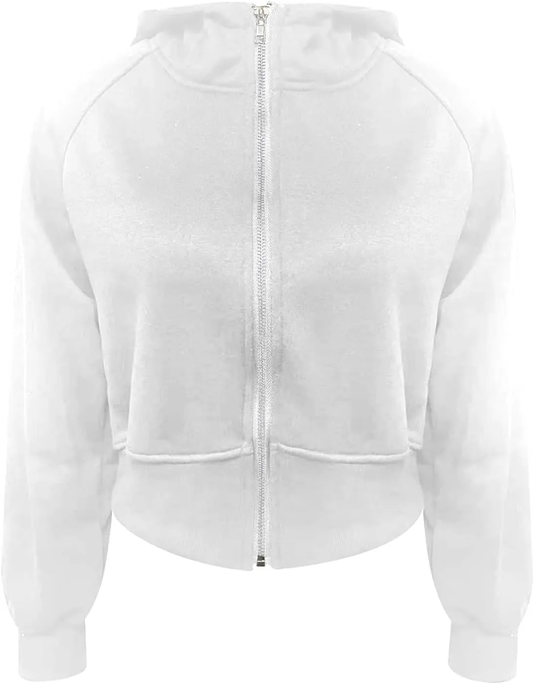 Womens Hoodies Oversized Sweatshirts Long Sleeve Crop Top Casual Fall Fashion Jacket Hooded Fleece Cropped Y2k Clothes