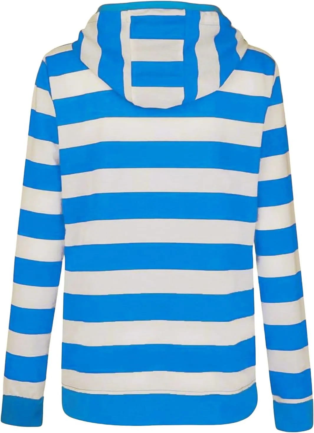 Womens Striped Hooded Jackets Zip Up Hoodie Casual Fashion Sweatshirts Long Sleeve Windproof Fall Winter New Tops
