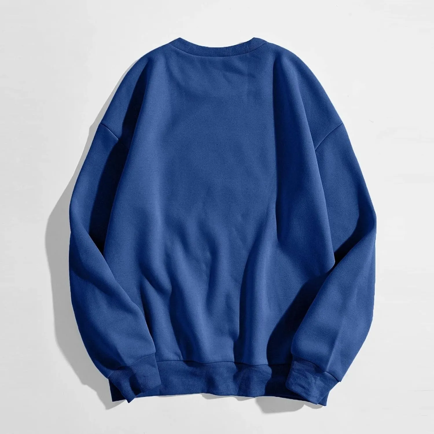 Womens Sweatshirts No Hood California Letter Print Long Sleeve Round Neck Pullover Warm Fleece Pullover Fall Winter 2023