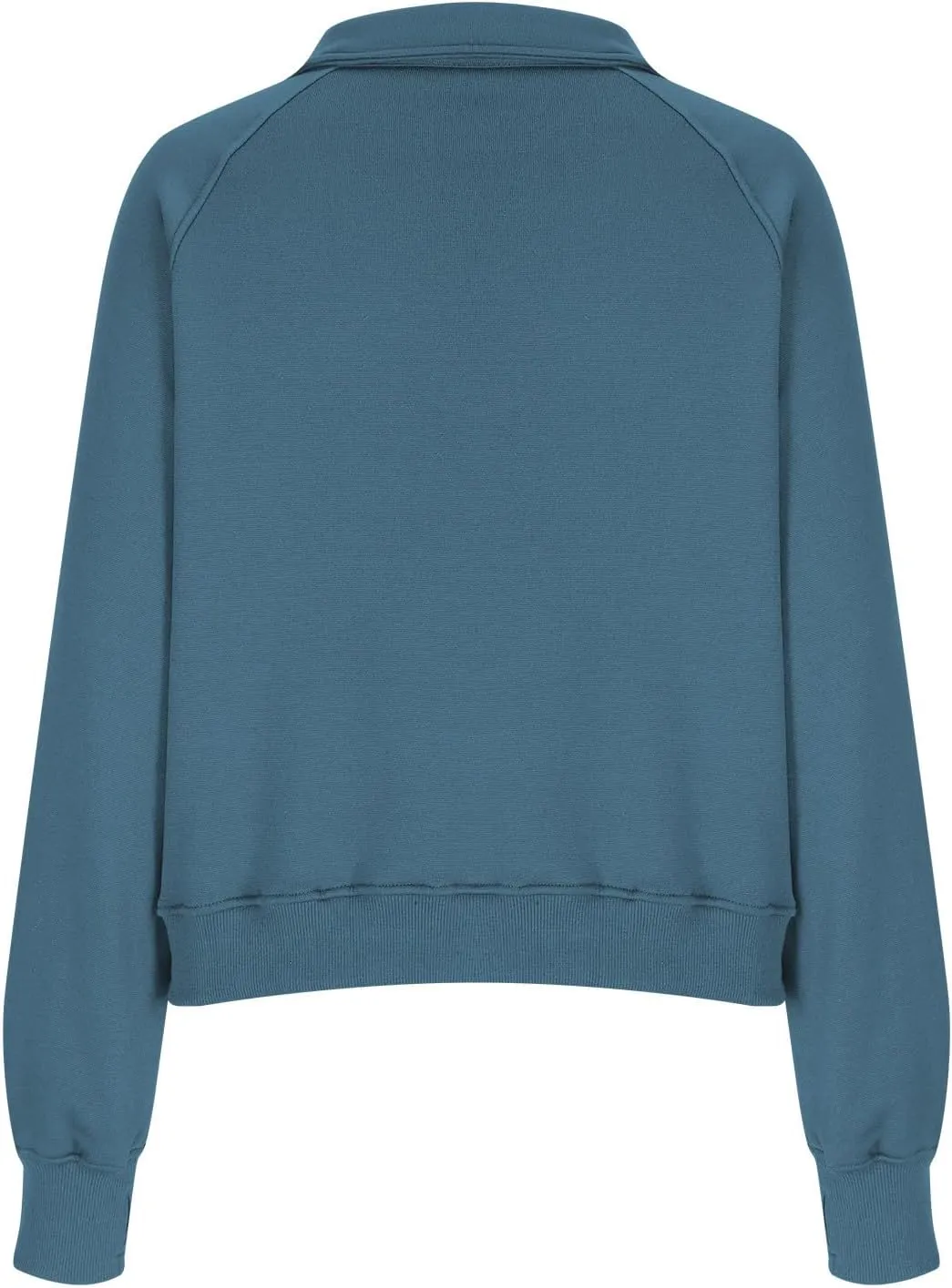 Womens Sweatshirts with Thumb Hole Half Zipper Fleece Athletic Pullovers Mock Neck Fall Winter Oversized Sweat Shirt