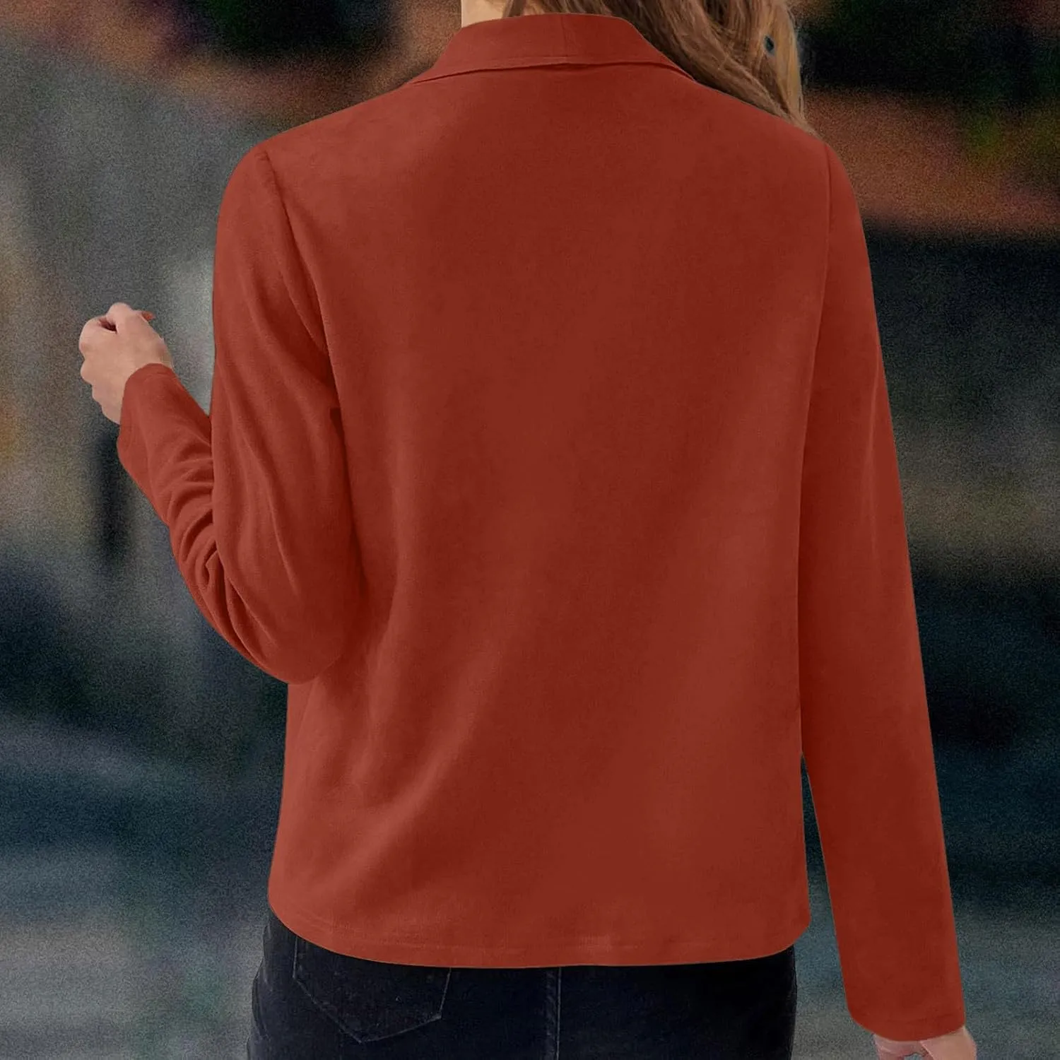 Womens Trendy Coats 2024 Fall Biker Moto Jacket Fashion Long Sleeve Zipper Short Casual Coat Streetwear Cropped Outwear