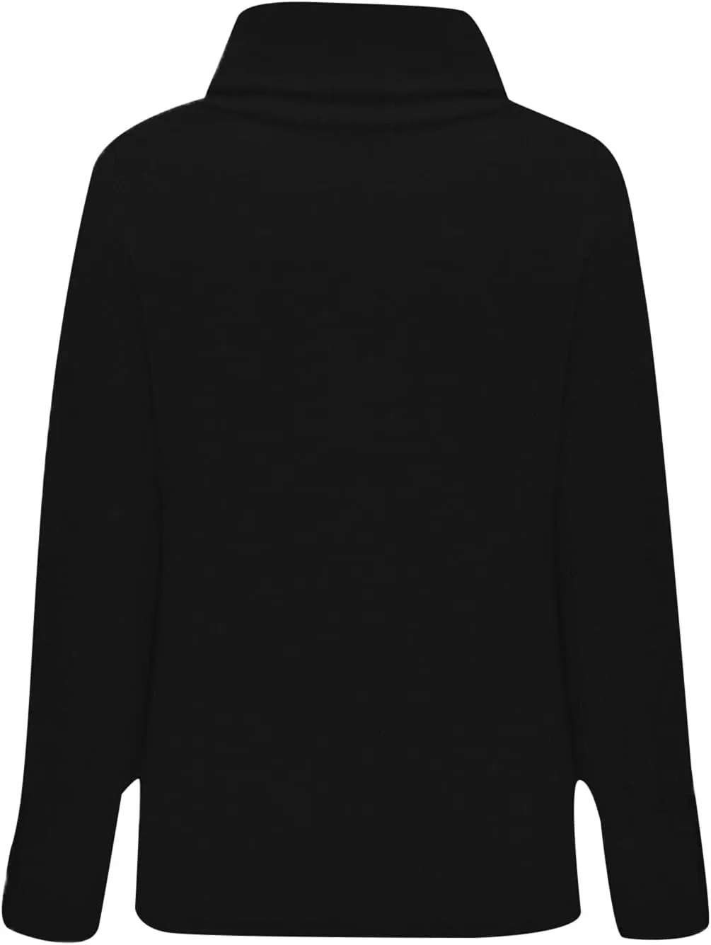 Womens Turtleneck Sweaters Plus Size Lantern Sleeve Ribbed Knit Pullover Casual Soft Solid Fall Winter Jumper Tops