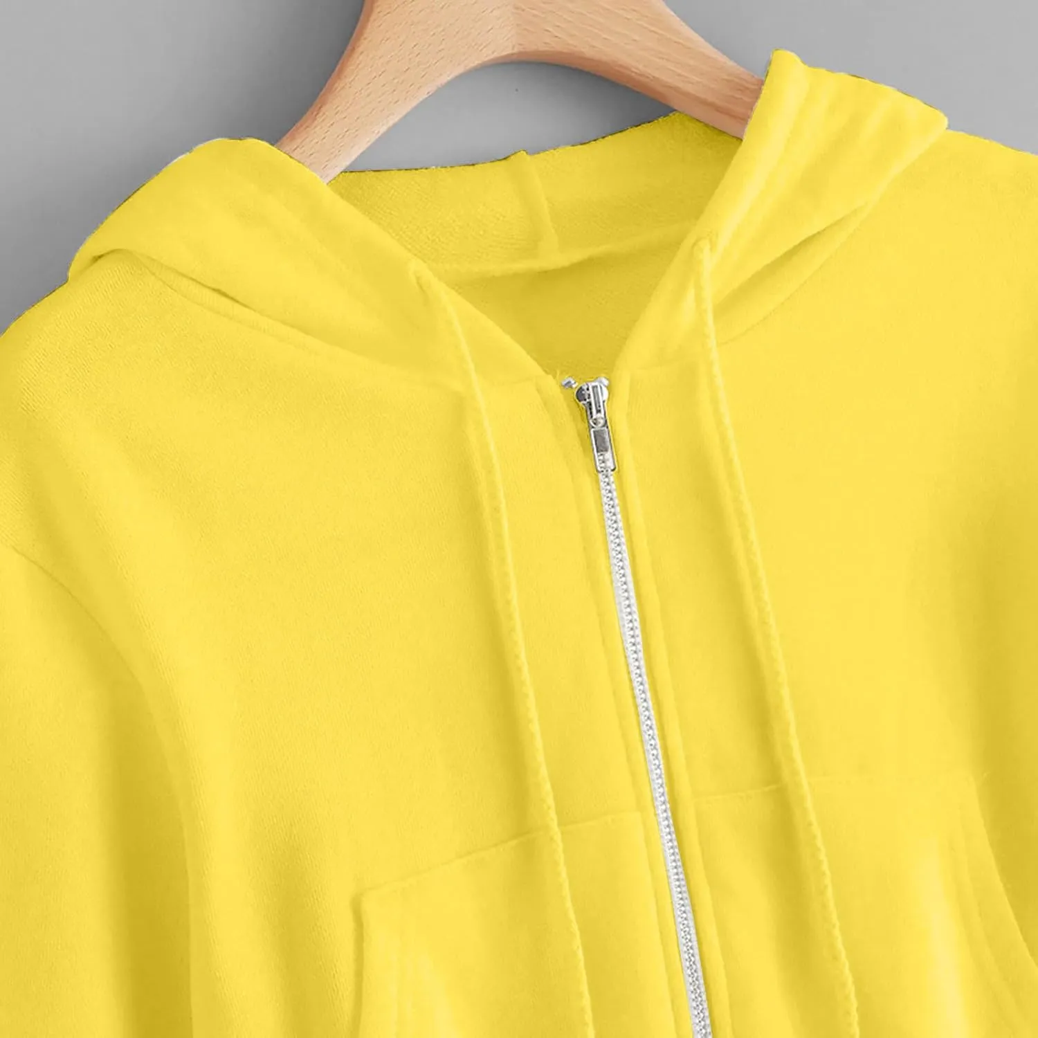 Womens Zip Up Hoodies Cropped Sweatshirts Fall Fashion Outfits Casual Hooded Y2k Tops Trendy Crop Jackets