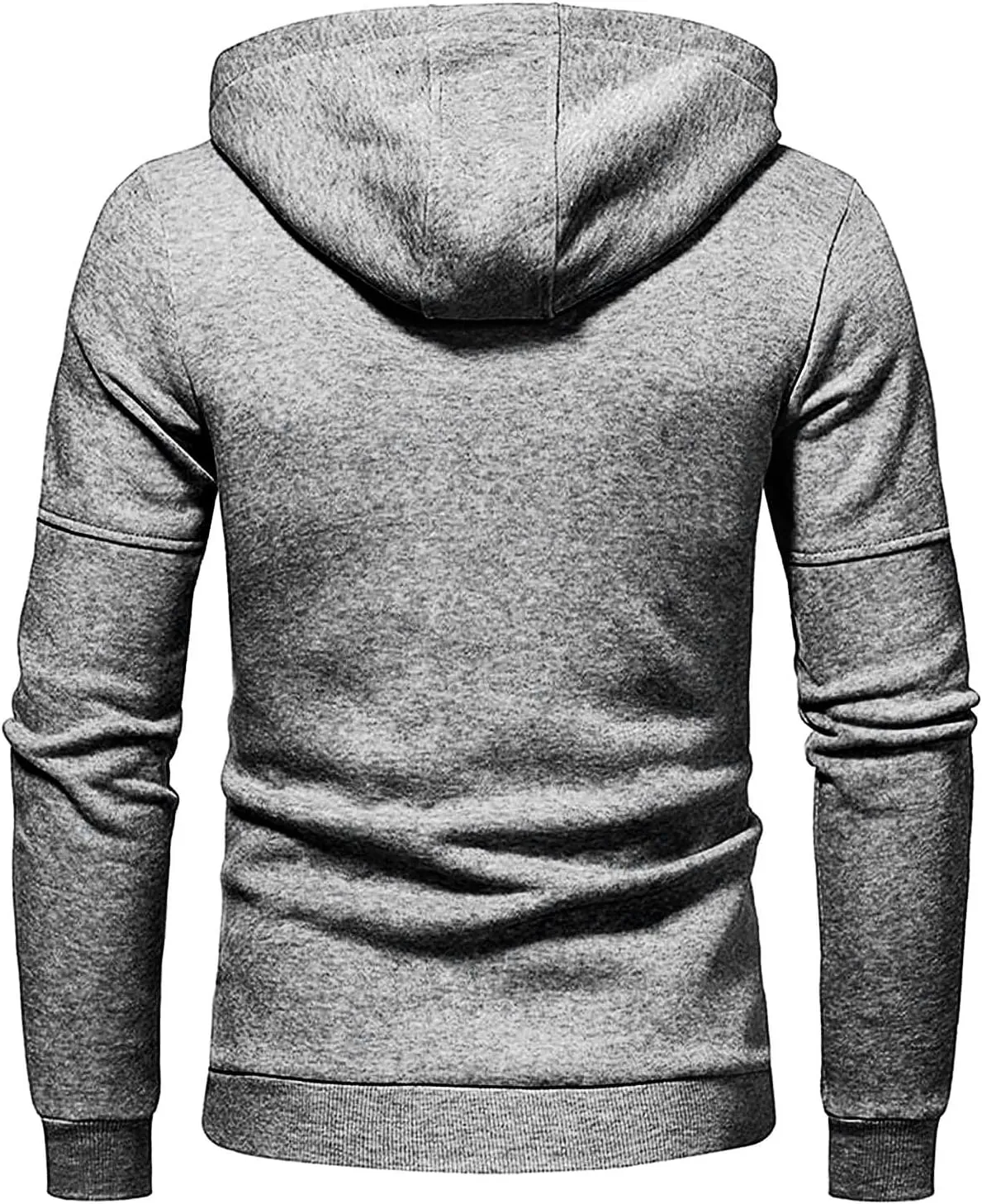 XIAXOGOOL Hoodies For Men,Men's Casual Full Zipper Long-Sleeved Hooded Sweatshirt With Pockets Jogging Gym Training Hoodie