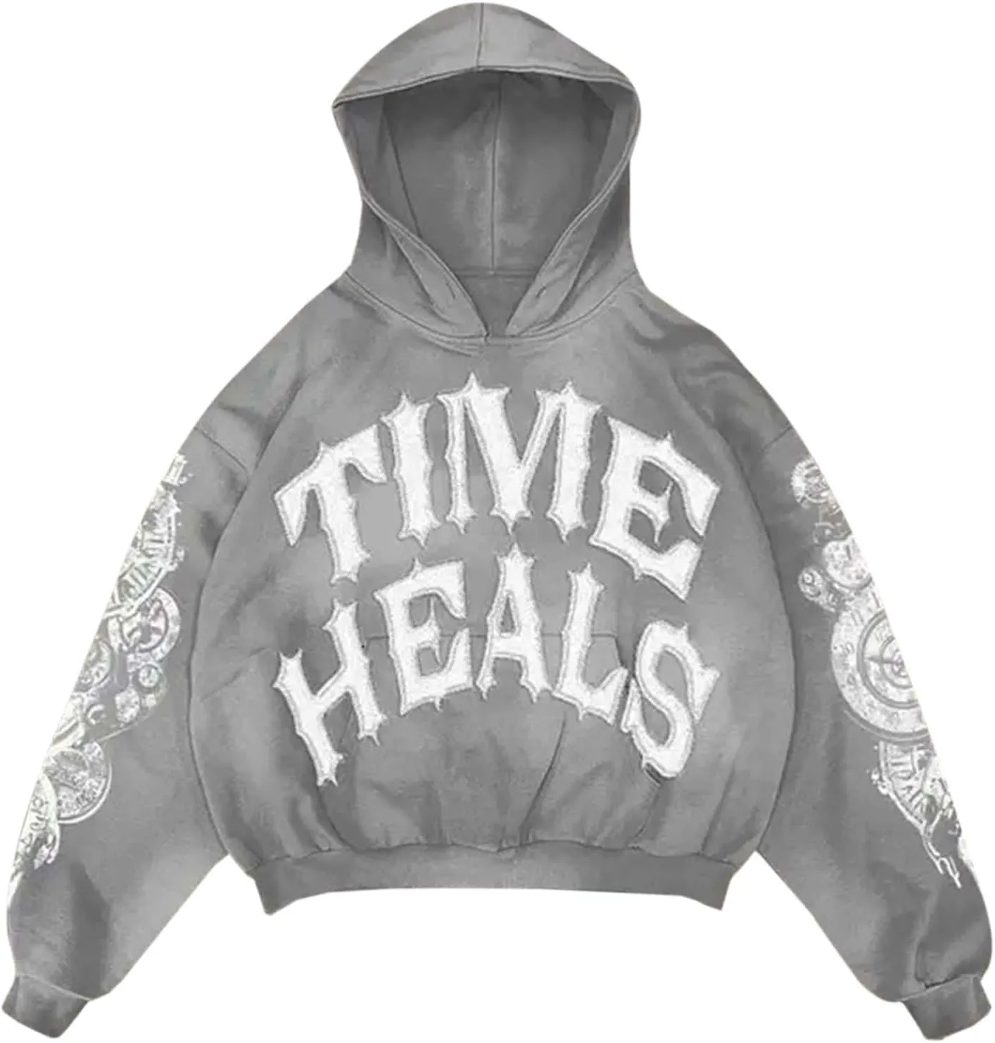 Y2K Fleece Hoodie Women Cropped Hoodie Graphic Short Hooded Sweatshirts with Pocket Streetwear Hoodies Essentials Hoodie