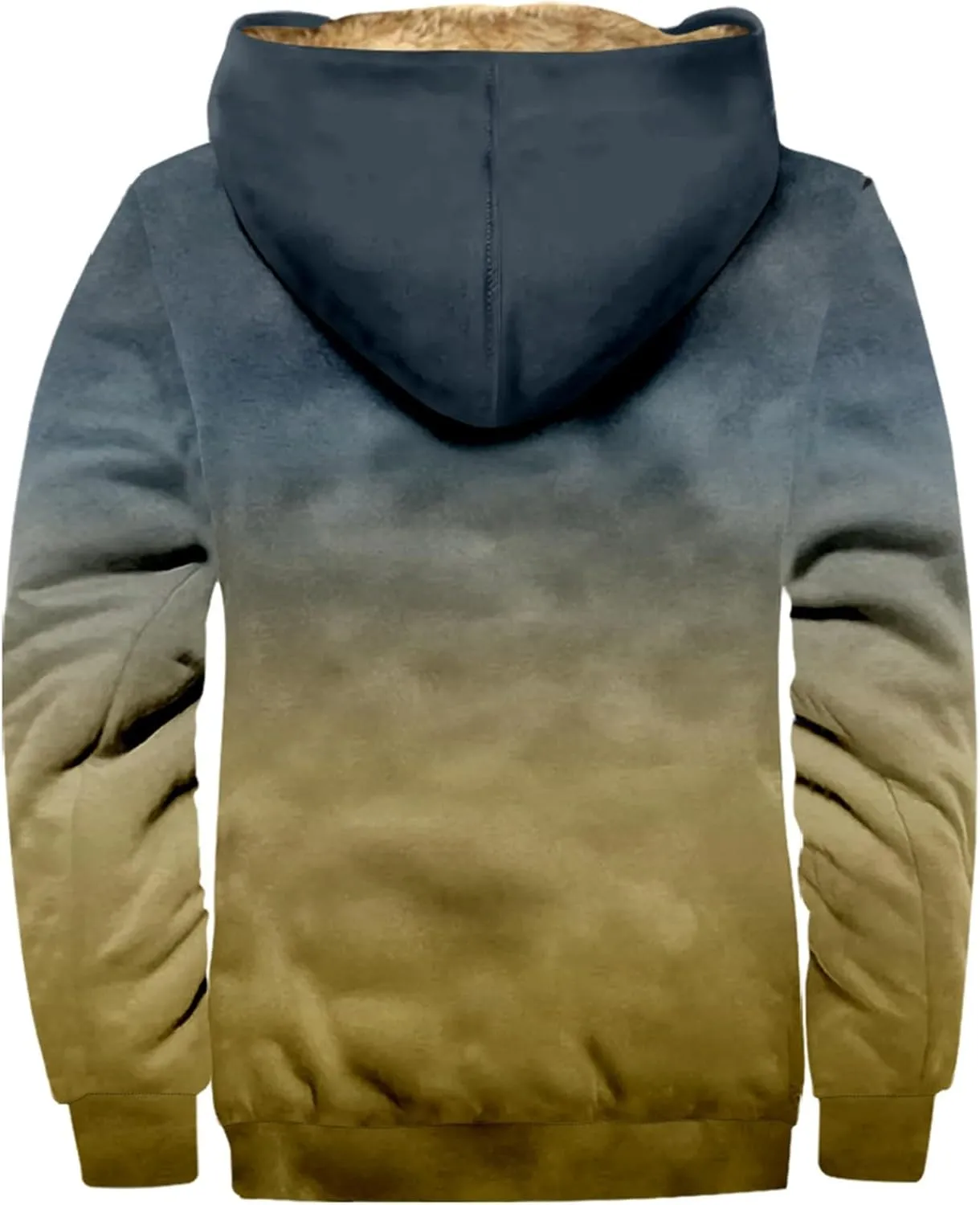 Ymosrh Men's Full Zip Hoodies Lightweight Up Hoodie Pullover Sweatshirts Casual Jacket Coat Hoodies Up, M-7XL